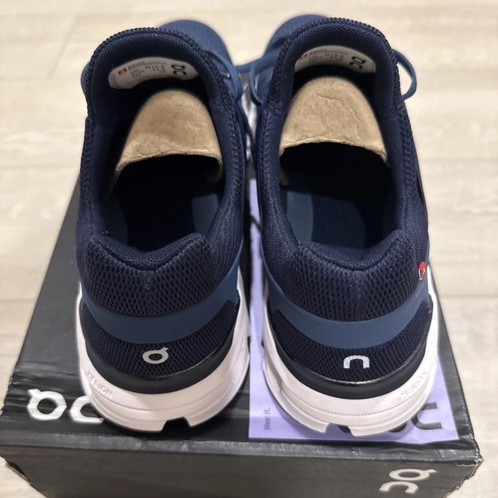 On Running Men's Navy Athletic Shoes - Picture 5 of 5